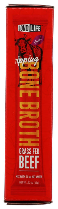 LONOLIFE: Grass Fed Beef Bone Broth 4Pk, 2.12 oz