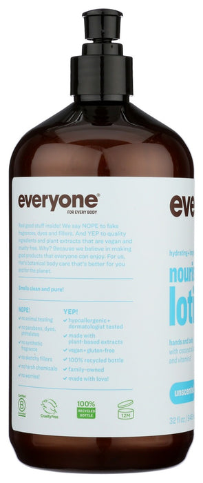 EVERYONE: Unscented 2in1 Lotion, 32 oz
