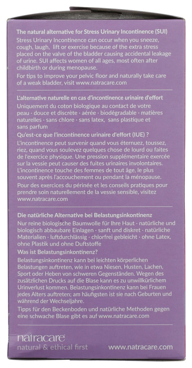 NATRACARE: Dry and Light Slim Incontinence Pads, 20 pc