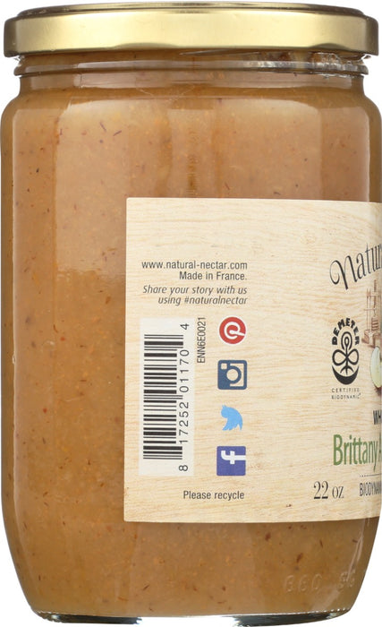 NATURAL NECTAR: Brittany Apple Pear Sauce, 22 oz