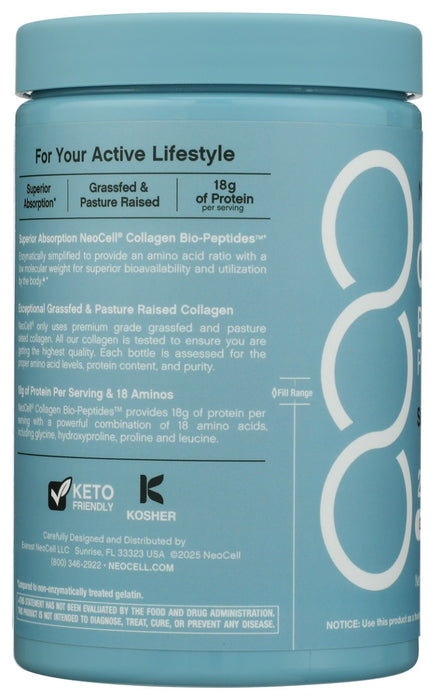 NEOCELL: Collagen Bio Peptide Powder, 10 oz