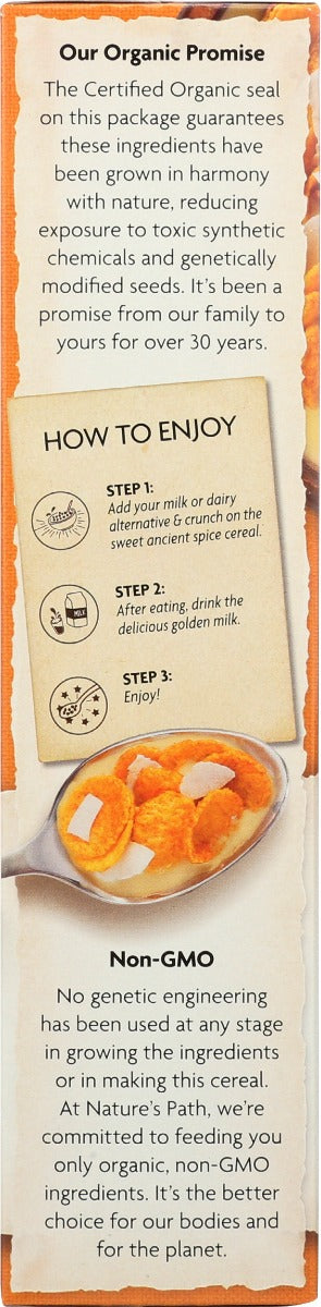 NATURES PATH: Golden Turmeric Cereal, 10.6 oz