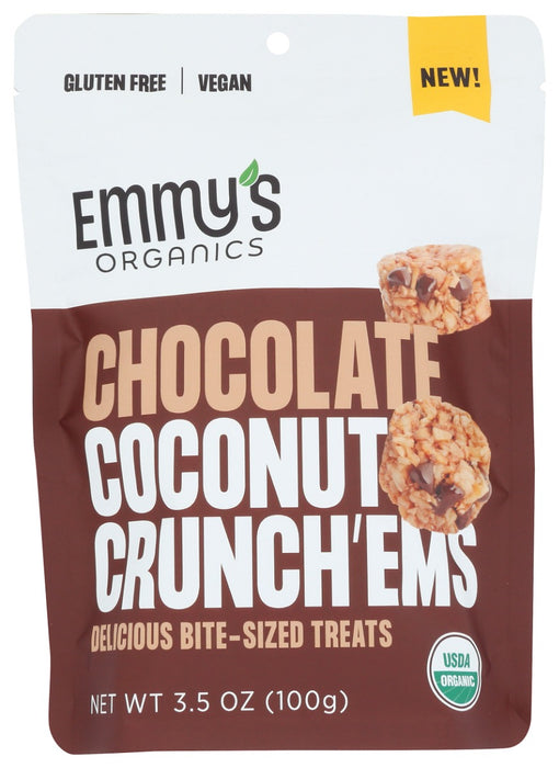 EMMYS ORGANICS: Chocolate Coconut CrunchEms, 3.5 oz