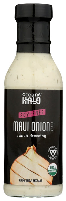 OCEANS HALO: Maui Onion Style Ranch Dressing, 12 fo