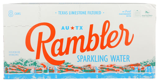 RAMBLER: Original Sparkling Water 8Pk, 96 fo