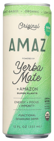 AMAZ: Yerba Mate Original Functional Drink, 12 fo
