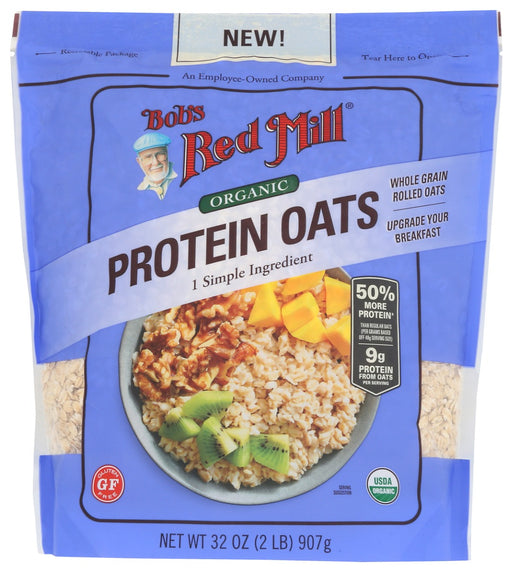 BOBS RED MILL: Organic Protein Oats, 32 oz