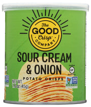Sour Cream and Onion is simply a classic! What can we say other than this is the all time family favorite. A kid, an adult or somewhere in between this is something we can all share and agree on.
These chips are actually made with good ingredients (that you can pronounce) and come without the grease and guilt.