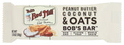 A little sweet, a little unexpected, a lot delicious: our Peanut Butter Coconut &amp; Oats Bob's Bar is made with peanut butter, whole grain oats, organic coconut and organic honey to create a satisfying, wholesome bar that tastes great! Available in five fantastic flavors, Bob's Bars keep easy nutrition within reach.