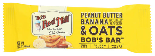 Recapture the simple nourishment of childhood with our Peanut Butter Banana &amp; Oats Bob's Bar (without getting your hands gooey). Our wholesome Bob's Bars are made with whole grain oats, peanut butter and organic honey, inspired by a Moore family specialty created by Bob's wife, Charlee. Try all five flavors and give yourself a treat you can feel good about eating.