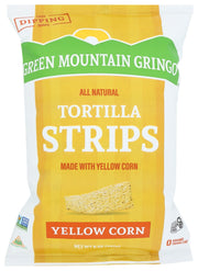 They say if it isn't broke, don't fix it. That's why our original corn tortilla strips have been around since the beginning of Green Mountain Gringo. Cooked in safflower oil or sunflower oil and sprinkled with sea salt, these stoneground organic yellow corn flour strips are the perfect pairing for any salsa.
