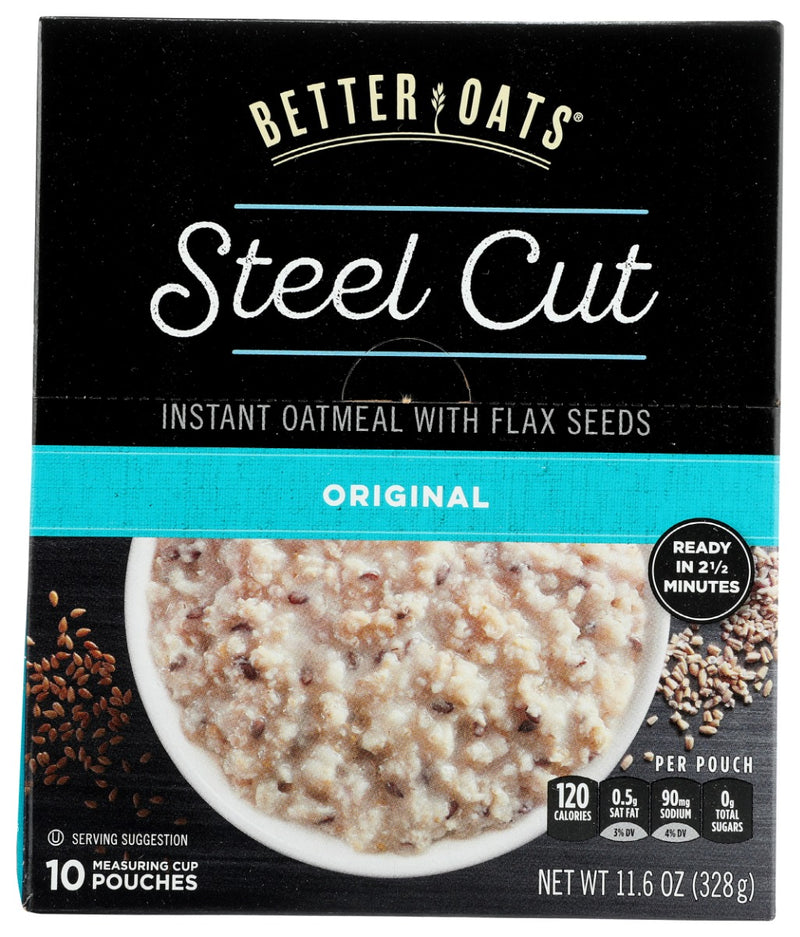Classic steel cut oats that can be enjoyed plain or with your favorite combination of fruit and nuts.