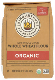 Milled from 100% organic hard red wheat, our premium whole wheat flour has a classic robust whole wheat flavor, with all the nutritional benefits of whole grains.