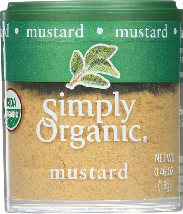 SIMPLY ORGANIC: Mustard Seed Ground, 0.46 oz