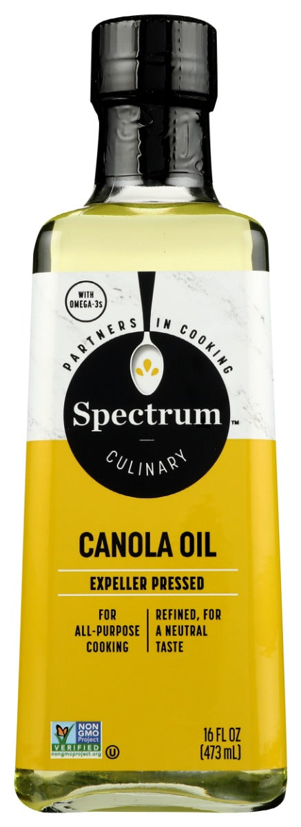 SPECTRUM NATURALS: Canola Oil Refined, 16 fo