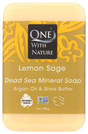 The Dead Sea's rich mineral salts deeply cleanse and tone while restoring the skin's natural pH. This unique soap combines pure Dead Sea salt, argan oil, lemon peel oil and shea butter in a natural vegetable base. Triple milled* right at the source " The Dead Sea. Absolutely nothing artificial.