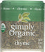 Our dried thyme is nothing but pure, fancy grade, whole organic thyme leaves (Thymus vulgaris). So much flavor from such an understated herb. Woodsy, herbaceous and pleasantly aromatic, our French thyme has the perfect flavor potency to enhance, but never overpower. No GMOs. No ETO (considered carcinogenic by the EPA). Not irradiated. Certified Organic by QAI. Kosher Certified by KSA. 