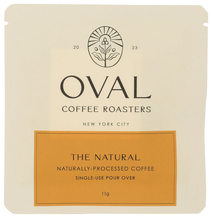 OVAL COFFEE: The Natural Single Serve Coffee, 0.39 oz