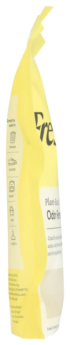 FRESH WAVE: Odor Removing Packs Lemon, 6 pc