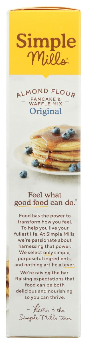 SIMPLE MILLS: Original Almond Flour Pancake and Waffle Mix, 10.7 oz