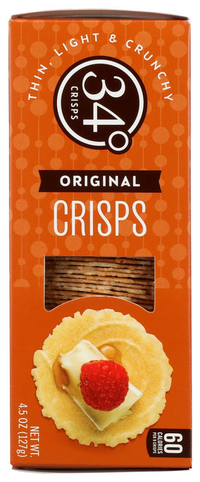 34 DEGREES: Original Crisps, 4.5 oz