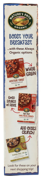 NATURES PATH: Optimum Power Blueberry Cinnamon Flax Cereal, 14 oz