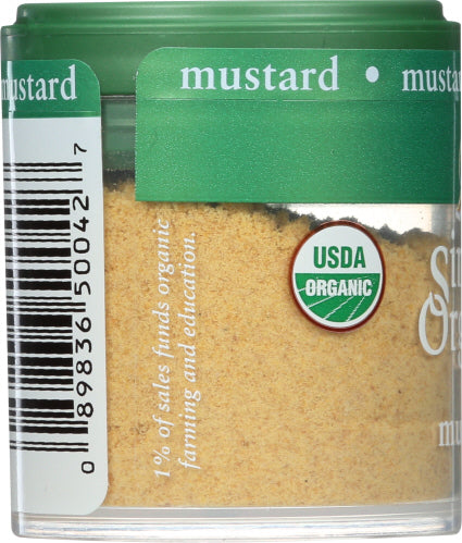 SIMPLY ORGANIC: Mustard Seed Ground, 0.46 oz