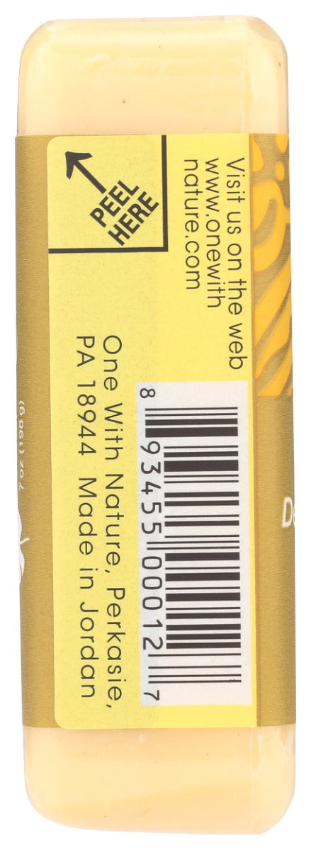ONE WITH NATURE: Lemon Sage Soap with Dead Sea Minerals Argan Oil Shea Lemon Essential Oil, 7 oz