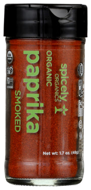 SPICELY ORGANICS: Organic Paprika Smoked Jar, 1.7 oz
