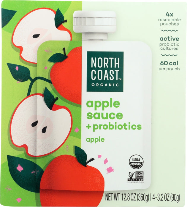 
Our organic apple sauce pouches with carefully selected probiotics, is a tasty and healthy treat you can enjoy anywhere at any time. Taking care of your gut, and the friendly bacteria that reside there, may be one of the single most important things you can do for your health.

