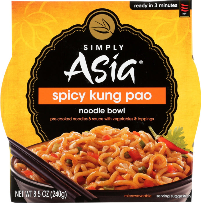 Our authentic Kung Pao sauce is made with a blend of soy sauce, toasted sesame, roasted peanuts and garlic. Served with vegetables, this convenient vegan meal is easy to enjoy at home or on the go.