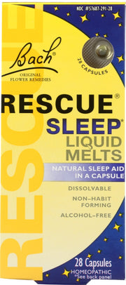 We all want to gently drift into a restful sleep and wake up refreshed each morning. But when your mind can't stop reviewing tomorrow's to-do list, reach for Rescue Sleep® Liquid Melts and put those repetitive thoughts to bed.*
Rescue Sleep® Liquid Melts combines Rescue Remedy® with the Bach® remedy White Chestnut. Get the rest your mind needs tonight, to be your best tomorrow.