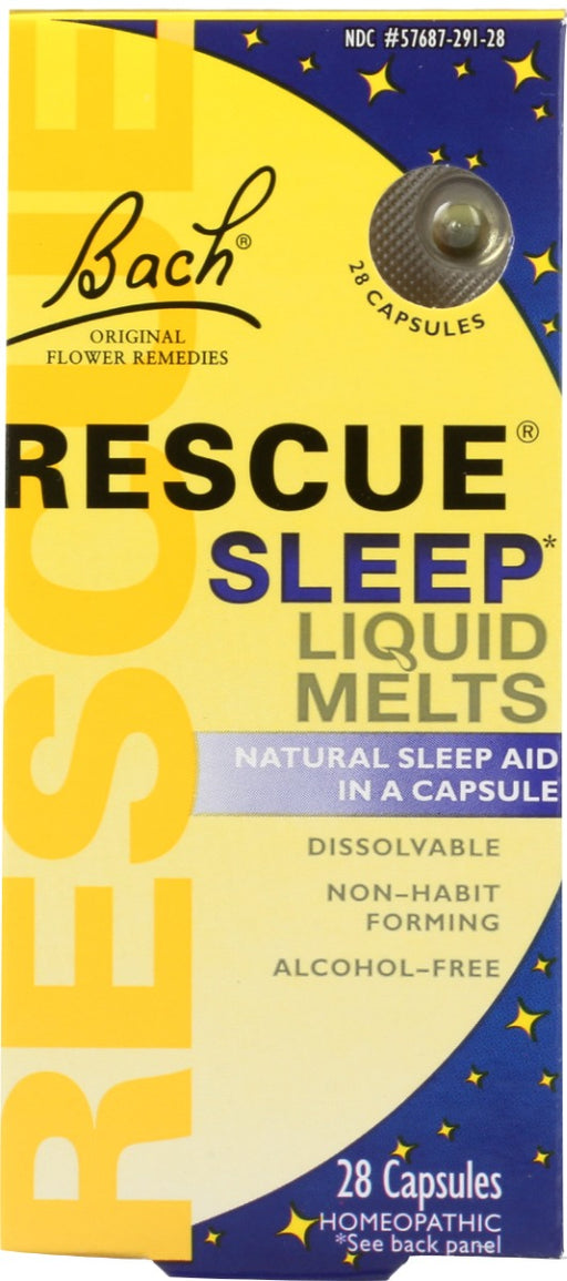 We all want to gently drift into a restful sleep and wake up refreshed each morning. But when your mind can't stop reviewing tomorrow's to-do list, reach for Rescue Sleep® Liquid Melts and put those repetitive thoughts to bed.*
Rescue Sleep® Liquid Melts combines Rescue Remedy® with the Bach® remedy White Chestnut. Get the rest your mind needs tonight, to be your best tomorrow.