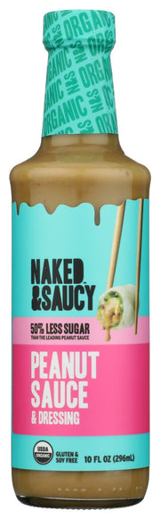 NAKED AND SAUCY: Peanut Sauce, 10 fo