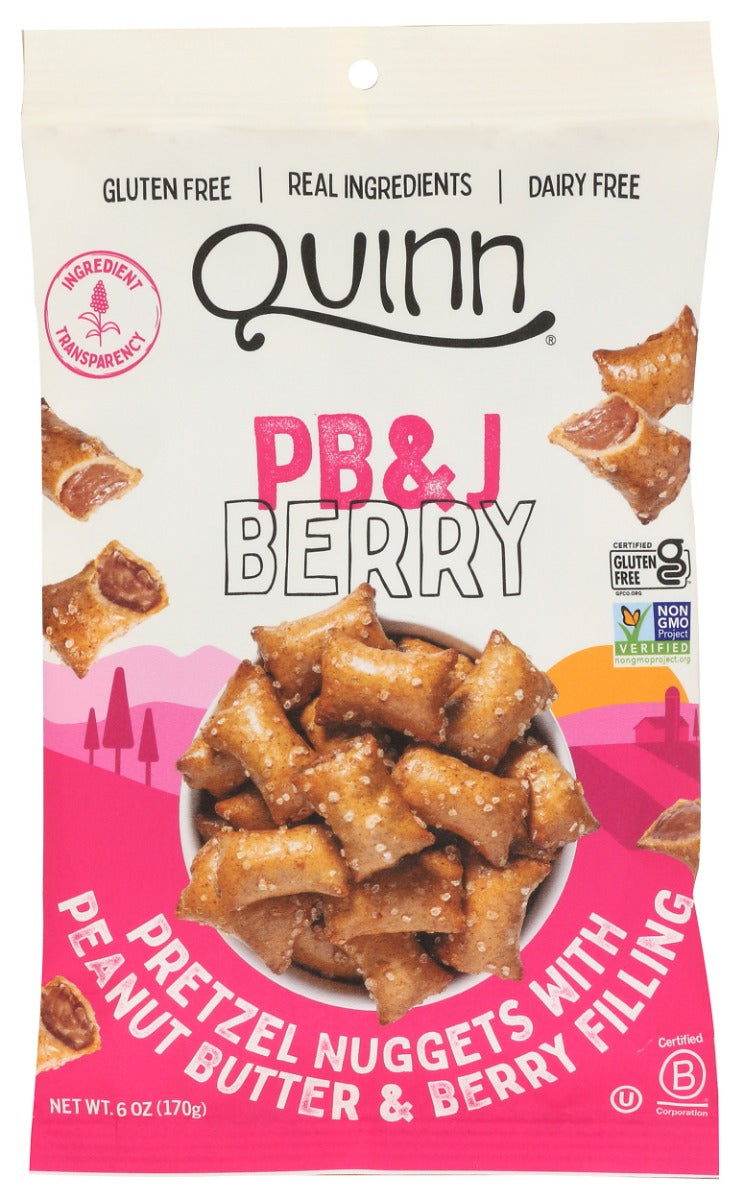QUINN: PBandJ Berry Filled Pretzel Nuggets, 6 oz