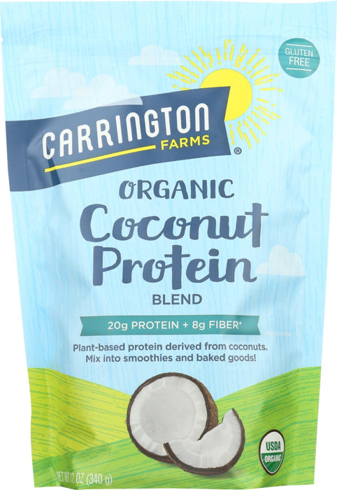 
CLEAN INGREDIENT LABEL “ ONLY 3 Ingredients: Organic Coconut Powder, Organic Pumpkin Powder &amp; Organic Pea Powder.
PLANT-BASED “ Protein Derived from Coconut and Plant-Based Proteins.
EASY TO EAT “ Vegan, Gluten Free and No Sugar Added.
RICH IN PROTEIN &amp; FIBER “ 20g of Protein Per Serving and 6g of Fiber.
