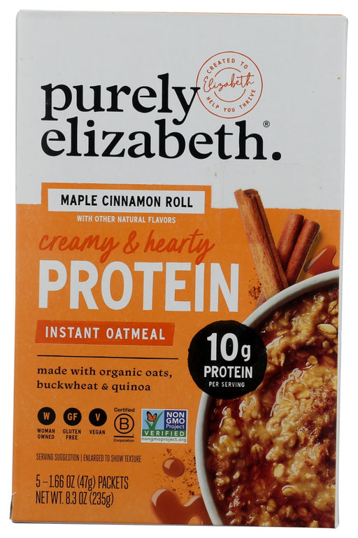 PURELY ELIZABETH: Maple Cinnamon Roll Instant Oatmeal, 8.3 oz