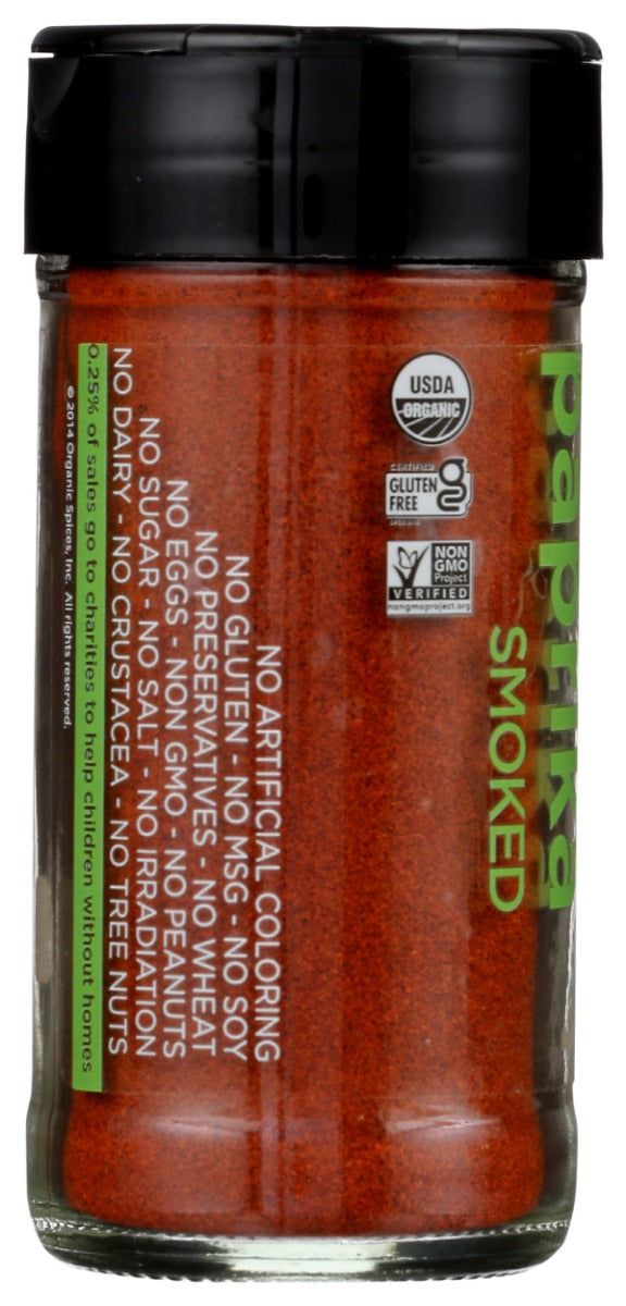 SPICELY ORGANICS: Organic Paprika Smoked Jar, 1.7 oz