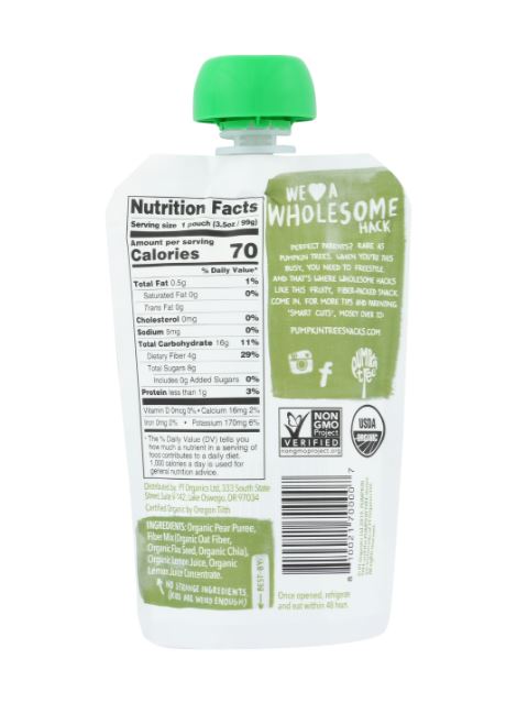 PUMPKIN TREE: Pear Hint Of Lemon, 3.5 oz