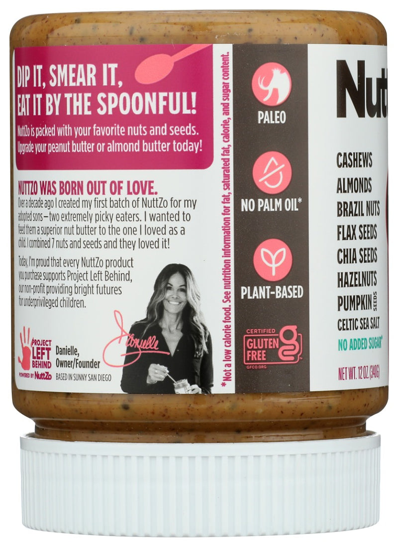 NUTTZO: Natural Paleo Power Fuel Crunchy, 12 oz