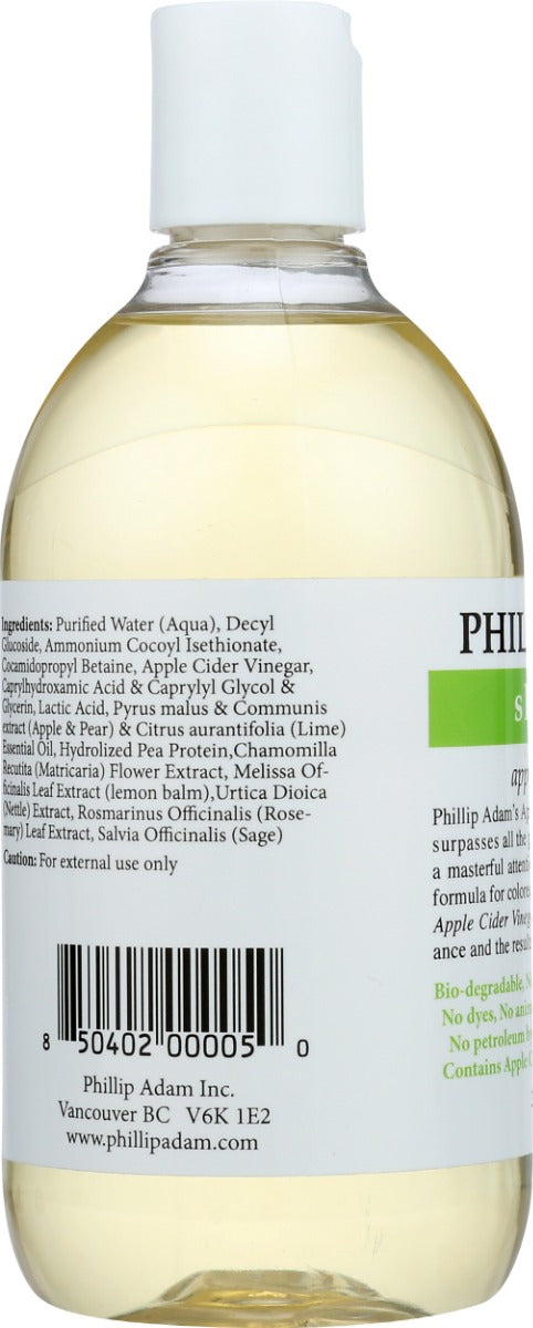 PHILLIP ADAM: Apple Cider Vinegar Shampoo, 12 oz