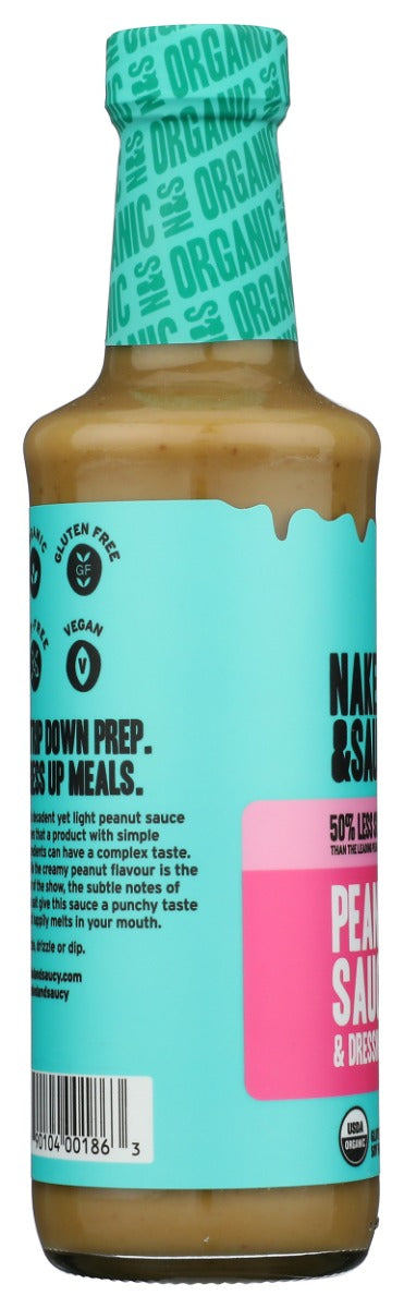 NAKED AND SAUCY: Peanut Sauce, 10 fo