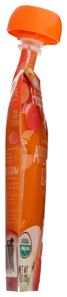 HAPPY BABY: Apples Pumpkin and Carrots Pouch, 4 oz