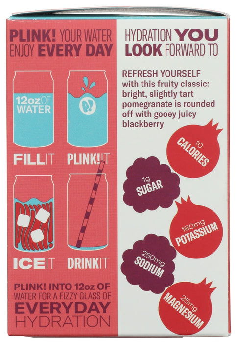 PLINK: Pomegranate Berry Electrolyte Drink Tablet Hydration 12Ct, 1 bx