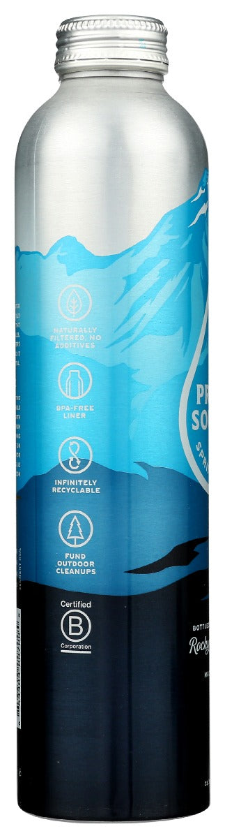 PROUD SOURCE: Rocky Mountain Alkaline Spring Water, 25.3 fo