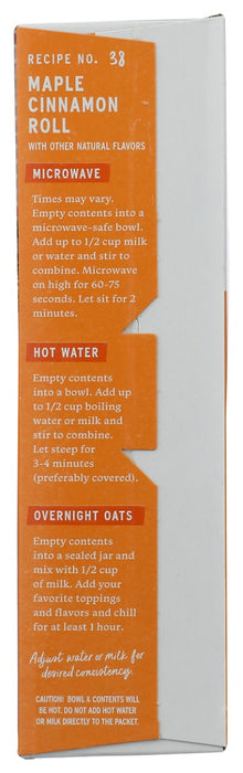 PURELY ELIZABETH: Maple Cinnamon Roll Instant Oatmeal, 8.3 oz