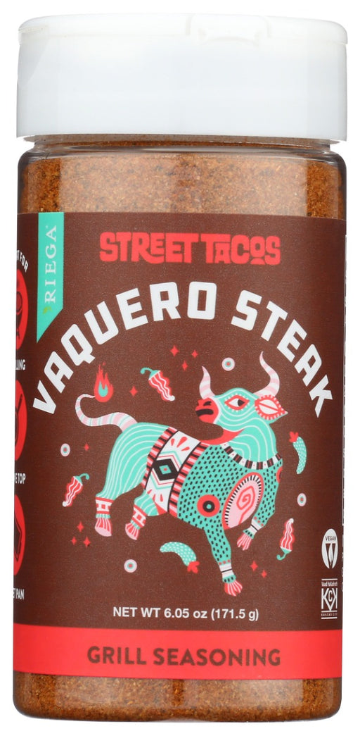 RIEGA: Vaquero Steak Grill Seasoning, 6.05 oz