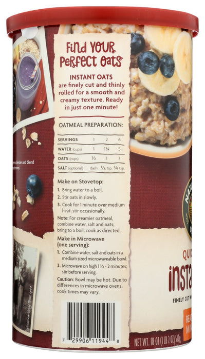 NATURES PATH: Quick Cook Instant Oatmeal, 18 oz