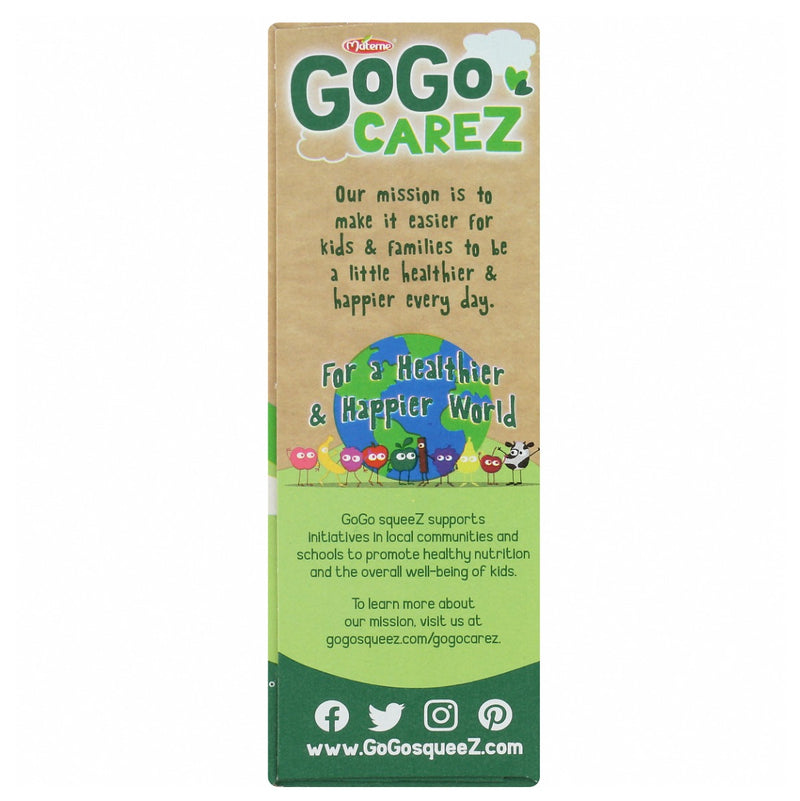 GOGO SQUEEZ: Fruit Blend Snack Apple Apple 4Pk, 12.8 oz