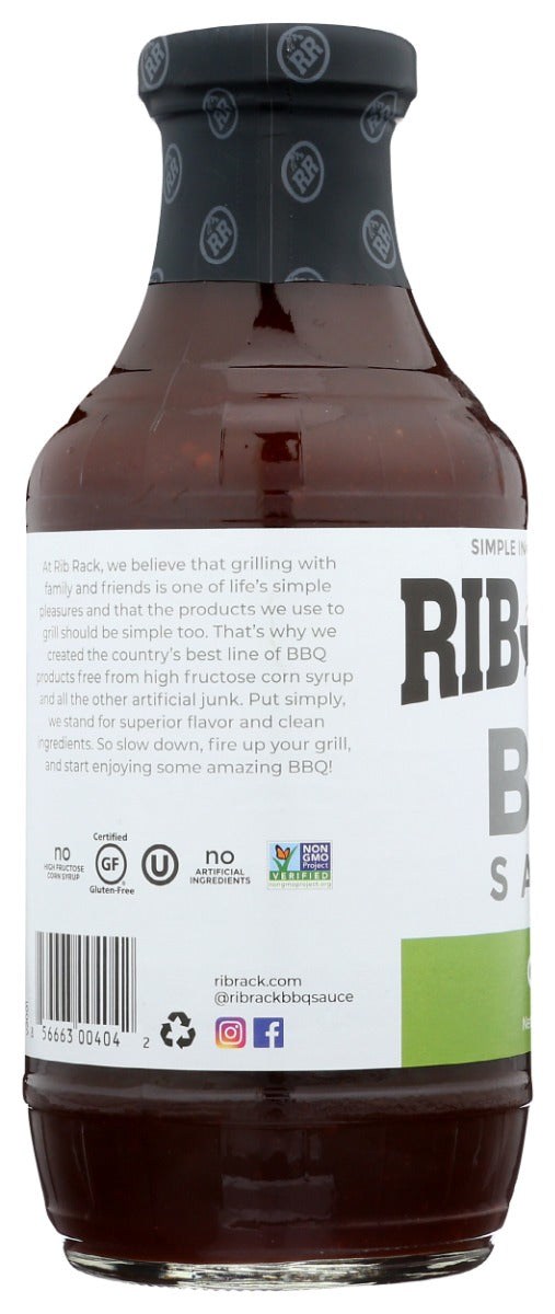 RIB RACK: Cider BBQ Sauce, 19 oz